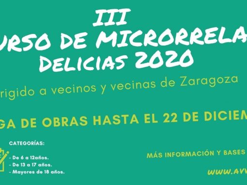 III CONCURSO DE MICRORRELATOS. Delicias 2020