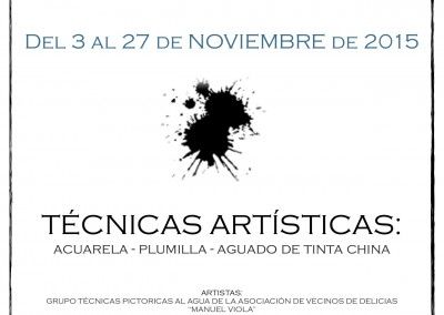 EXPOSICIÓN: Técnicas pictóricas al agua