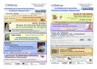 Hoja de actividades Enero 2016