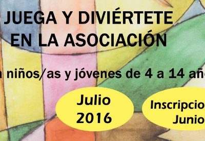 Juega y diviértete en verano en la Asociación de Vecinos 2016
