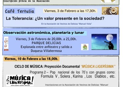 Hoja de actividades Febrero 2017