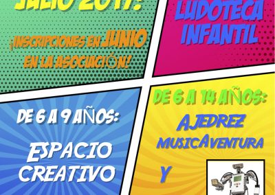 Juega y diviértete en Verano en la Asociación