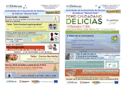 ACTIVIDADES DICIEMBRE 2017
