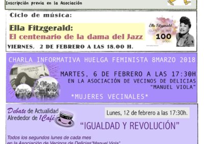 Actividades FEBRERO 2018