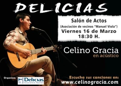 Concierto: Celino Gracia