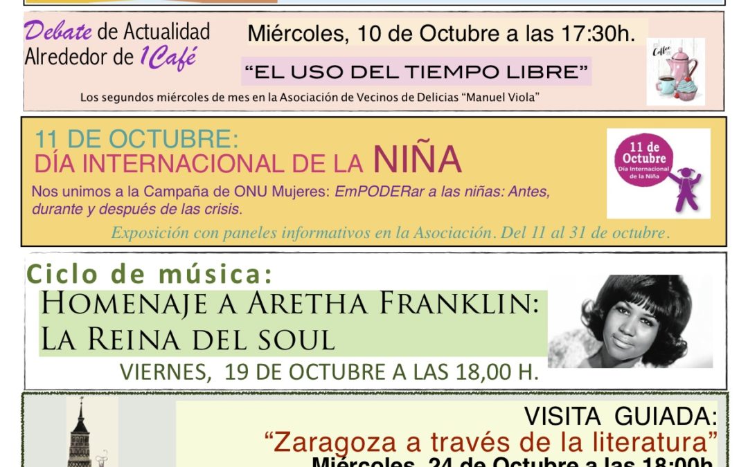 Actividades Octubre 2018
