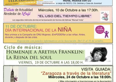 Actividades Octubre 2018