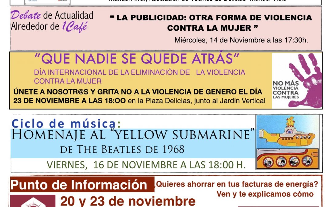 Actividades Noviembre 2018