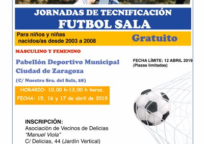 Futbol Sala para chicas y chicos