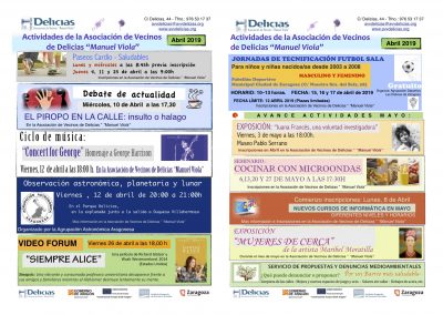 Actividades Abril 2019