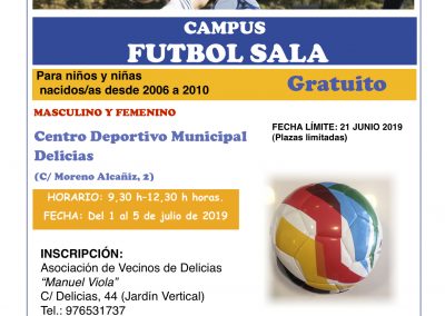 Campus Fútbol Sala julio 2019
