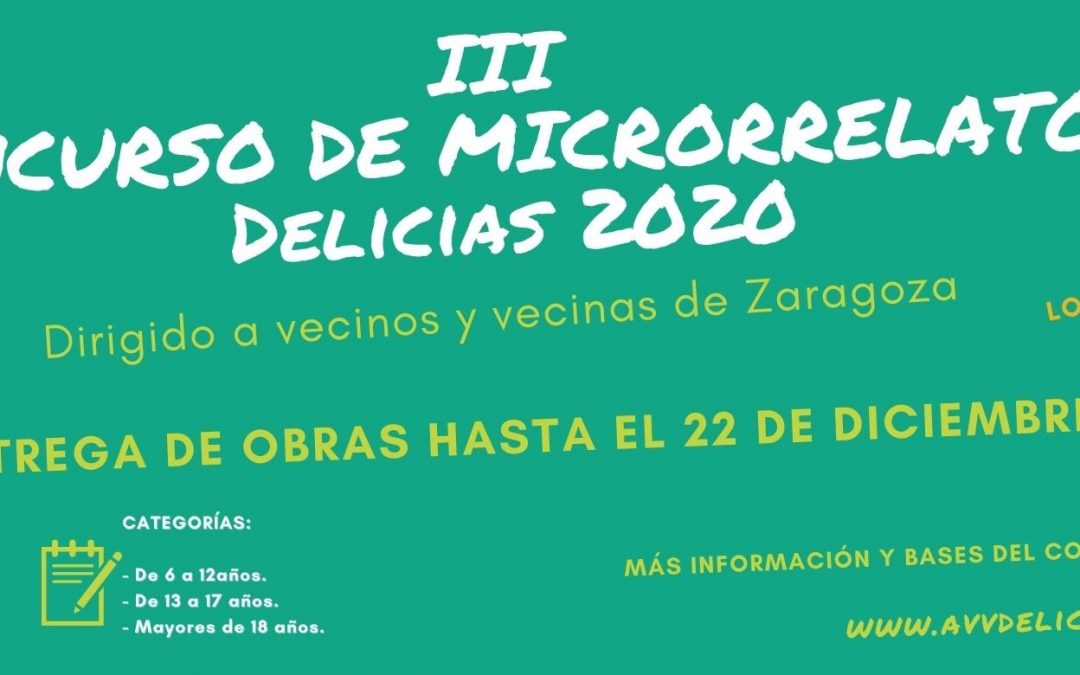 III CONCURSO DE MICRORRELATOS. Delicias 2020