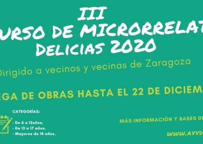 III CONCURSO DE MICRORRELATOS. Delicias 2020