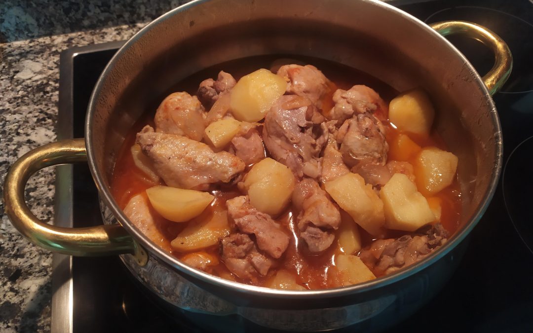 Pollo guisado con Patatas