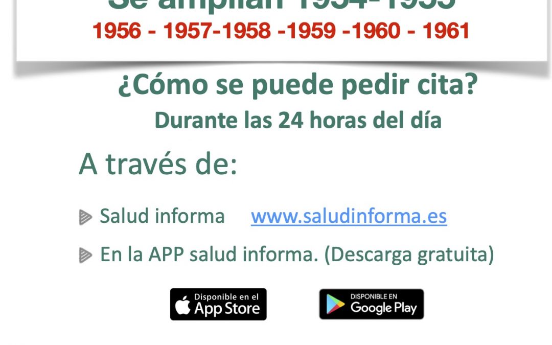 Actualización vacunación