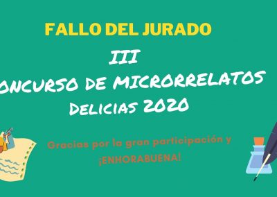 FALLO DEL JURADO: CONCURSO DE MICRORRELATOS