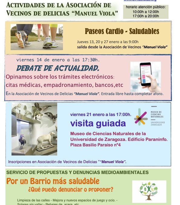 Hoja de actividades ENERO 2022