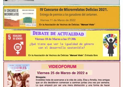 Hoja de Actividades Marzo 2022