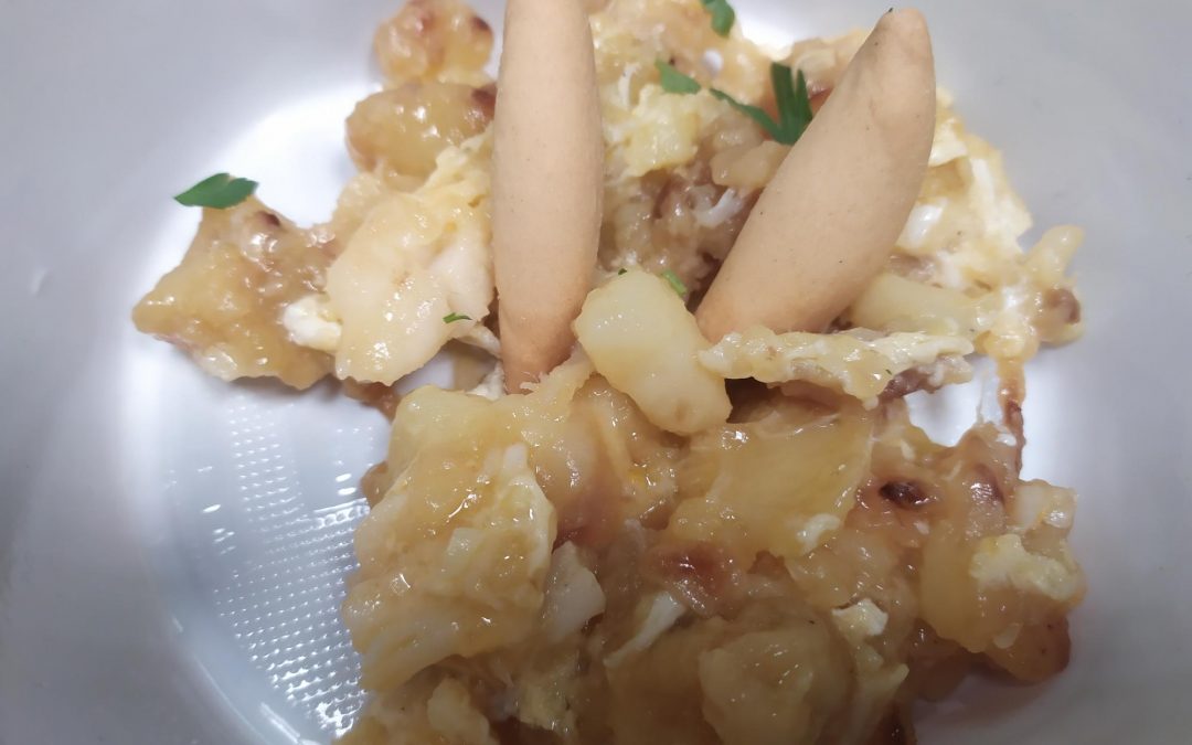 Bacalao ajoarriero aragonés