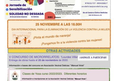 Hoja de Actividades Noviembre de 2022