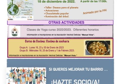 Hoja de Actividades Diciembre 2022