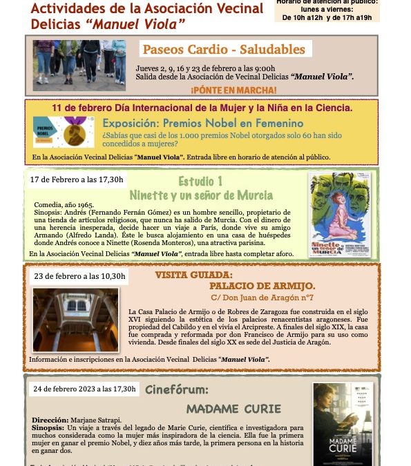 Hoja de Actividades febrero 2023