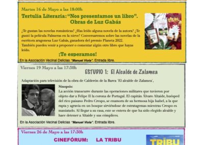 Hoja de Actividades MAYO 2023