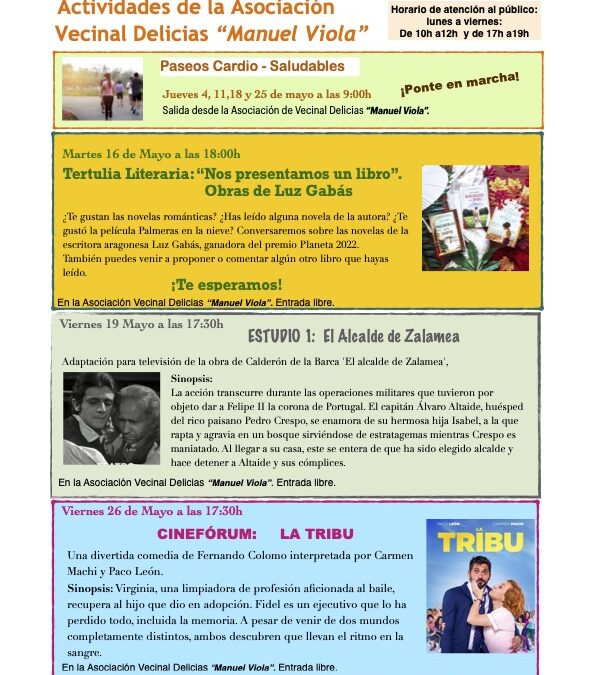 Hoja de Actividades MAYO 2023