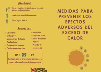 Medidas prevención efectos del calor