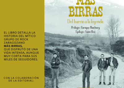 Ciclo Libros con autor; JORGE MARTÍNEZ- Más Birras. Del barrio a la leyenda.