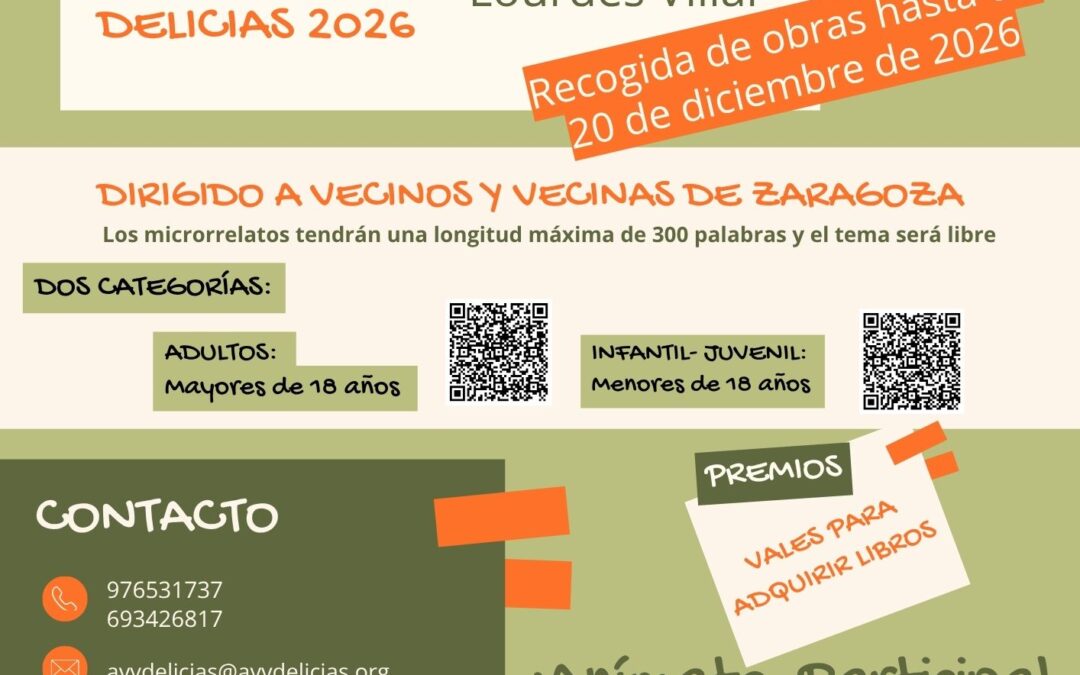 IX Concurso de Microrrelatos «Lourdes Villar». Delicias 2026