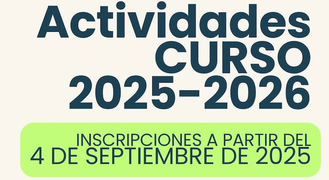 Actividades Curso 2025-2026