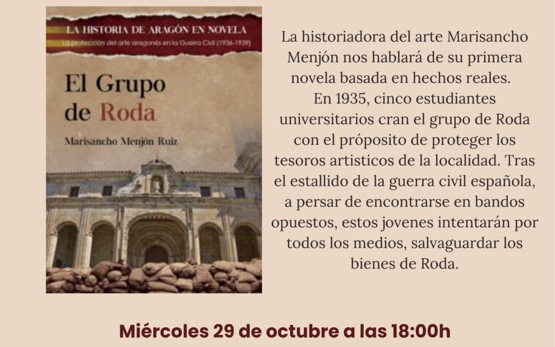 Ciclo Libros con autora: MARISANCHO MENJÓN RUIZ