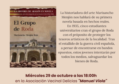 Ciclo Libros con autora: MARISANCHO MENJÓN RUIZ