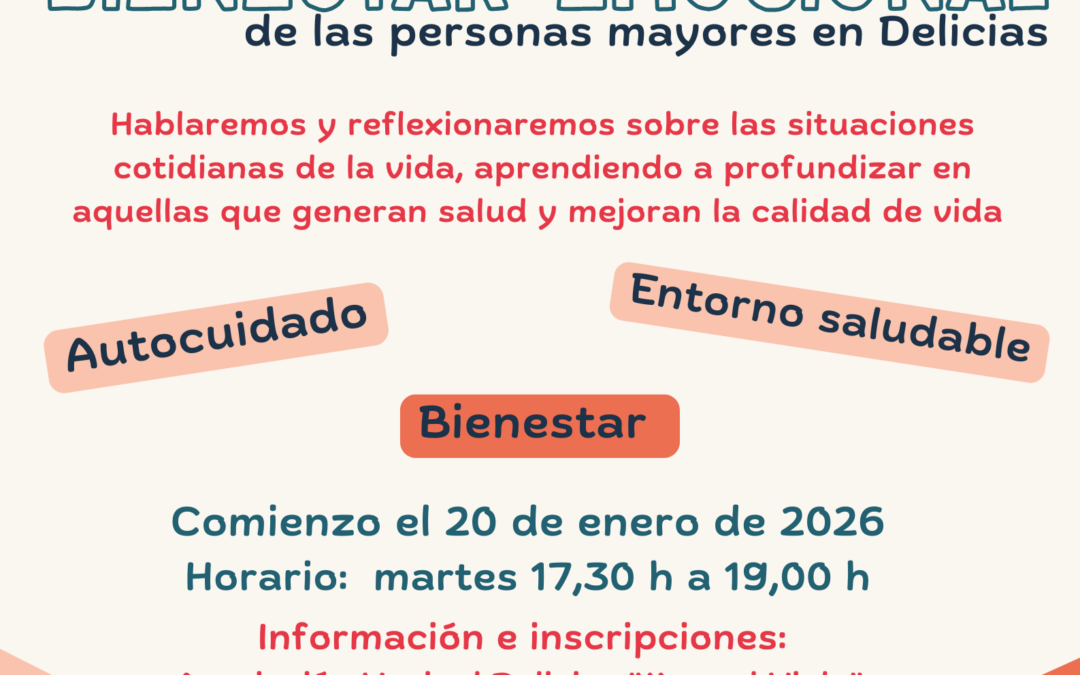 Nuevo Curso: Salud y Bienestar, para personas mayores