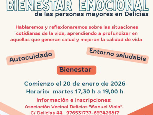 Nuevo Curso: Salud y Bienestar, para personas mayores