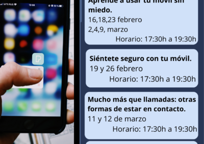 Nuevos cursos de uso de móvil 2026