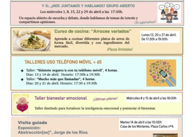 Hoja de Actividades ABRIL 2026