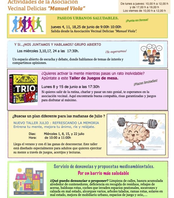 Hoja de Actividades Junio 2026